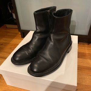 Pre-Loved &Other Stories Black Leather Boots!